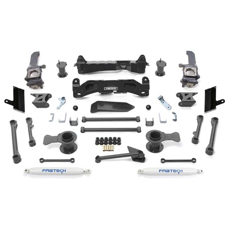 Fabtech 6IN BASIC SYS W/PERF SHKS 2010-15 TOYOTA 4RUNNER 4WD K7059